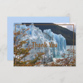 Herfst in Perito Moreno Glacier, Argentinië Bedankkaart (Voorkant / Achterkant)