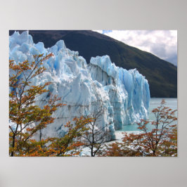 Herfst in Perito Moreno Glacier, Argentinië Poster
