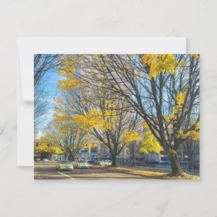 Herfst in Portland, Oregon Briefkaart