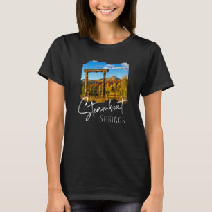 Herfst in Steamboot Springs Colorado T-shirt