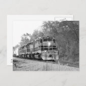 Herfst in zwart-wit briefkaart (Voorkant / Achterkant)