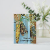 Herfst Indische Corn Feestdagenkaart (Staand voorkant)