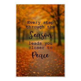 Herfst Inspirerend Poster Perfect Poster