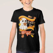 Herfst is Boo-tiful - Herfst is mooi - Ghost Tri-Blend Shirt (Voorkant)