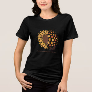 Herfst is de mooiste tijd van het jaar! Dames Tri-Blend Shirt