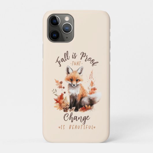 Herfst is een bewijs dat verandering mooi is Case-Mate iPhone case (Achterkant)