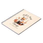 Herfst is een bewijs dat verandering mooi is notitieboek (Linkerzijde)