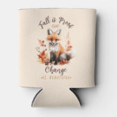 Herfst is het bewijs dat verandering mooi is - Fox Blikjeskoeler (Voorkant)