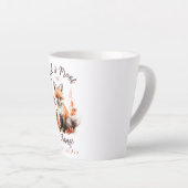 Herfst is het bewijs dat verandering mooi is - Fox Latte Mok (Rechterhoek)