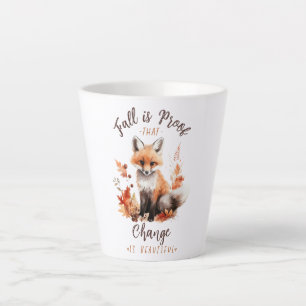 Herfst is het bewijs dat verandering mooi is - Fox Latte Mok