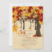 Herfst is hier uitnodiging (Voorkant)