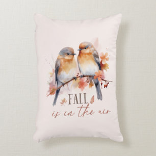 Herfst is in de lucht - Schattigee vogels en herfs Accent Kussen