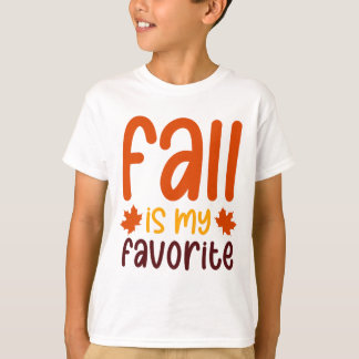 Herfst Is Mijn Favoriet - Gezellige Herfst Citaat T-shirt
