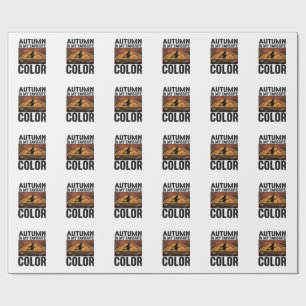 Herfst Is Mijn Favoriete Kleur Halloween Heks Ontw Cadeaupapier