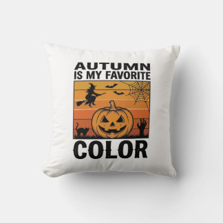 Herfst Is Mijn Favoriete Kleur Halloween Pompoen D Kussen
