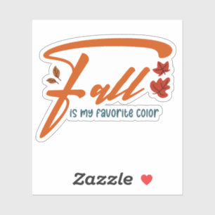 Herfst Is Mijn Favoriete Kleur – Herfst Esthetisch Sticker
