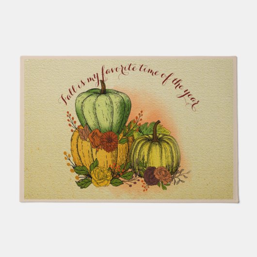 Herfst is mijn favoriete tijd van het jaar deurmat (Voorkant)