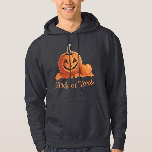 Herfst Jack-o-Lantern Halloween Hoodie (Voorkant)
