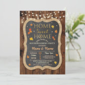 Herfst Jars Leaves nodigt uit voor het huishouden Kaart (Staand voorkant)