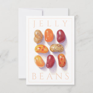 HERFST JELLY BEANS 3.5x5 Platte Kaart