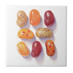 HERFST JELLY BEANS 4.25x4.25 Keramische Tegel Tegeltje