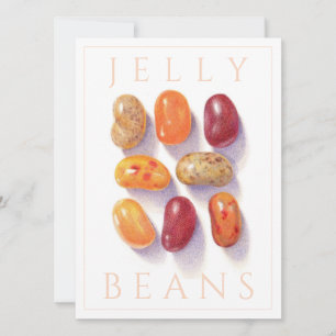 HERFST JELLY BEANS 5.5x7.5 Platte Kaart
