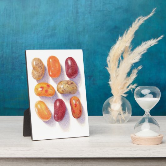 HERFST JELLY BEANS 5x7 Plaque met Ezel Fotoplaat (Zijkant)