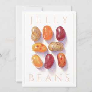 HERFST JELLY BEANS 5x7 Plat Kaart