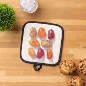 HERFST JELLY BEANS Pot Holder Pannenlap (Top down)