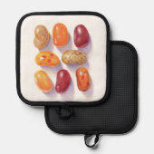 HERFST JELLY BEANS Pot Holder Pannenlap (Voorkant / Achterkant)