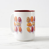 HERFST JELLY BEANS Tall Maroon Two-Tone Mok (Voorkant links)