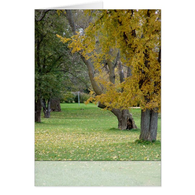 Herfst-kaart (Voorkant)