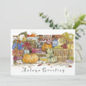 Herfst Kaart (Staand voorkant)