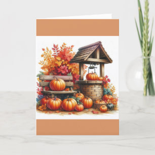 Herfst Kaart, Herfst Seizoen Kaart, Herfst, seizoe Feestdagen Kaart
