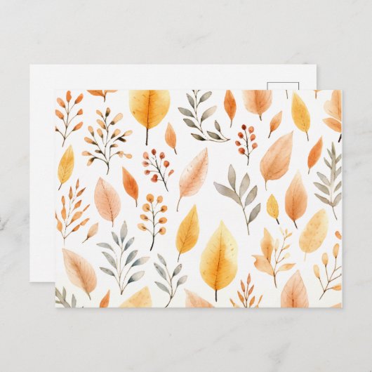 Herfst Kaarten (Voorkant / Achterkant)