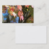Herfst Kaarten Visitekaartje (Voorkant / Achterkant)