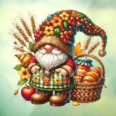 Herfst Kabouter Ruitsticker Raamsticker (Vel 3)