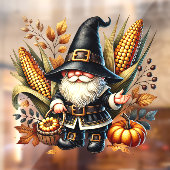 Herfst Kabouter Ruitsticker Raamsticker (Vel 2)