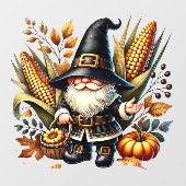 Herfst Kabouter Ruitsticker Raamsticker (Vel)