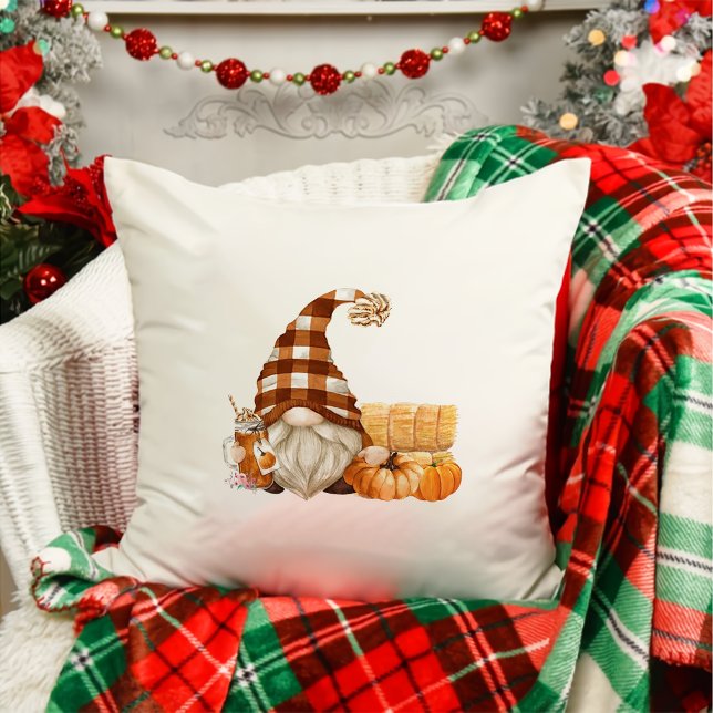 Herfst kabouters pompoen Thanksgiving Sierkussen (Creator heeft geüpload)