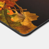 Herfst kalebassen rustieke herfstkleuren bureaumat (Hoek)