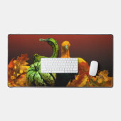 Herfst kalebassen rustieke herfstkleuren bureaumat (Keyboard & Muis)