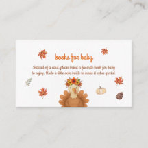 Herfst Kalkoen Baby Shower Envelopkaart
