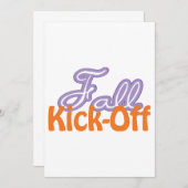 Herfst Kick Off Kaart (Voorkant / Achterkant)