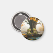 Herfst kikkermagneet magneet (Voorkant / Achterkant)