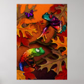 Herfst Kikkers Poster (Voorkant)