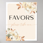 Herfst Kinderen Verjaardag Favorieten Teken Poster (Voorkant)