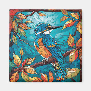 Herfst Kingfisher Magnet Magneet