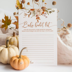Herfst kleine pompoen baby shower baby emmerlijst