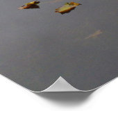 Herfst kleur bij Cub Lake Poster (Hoek)